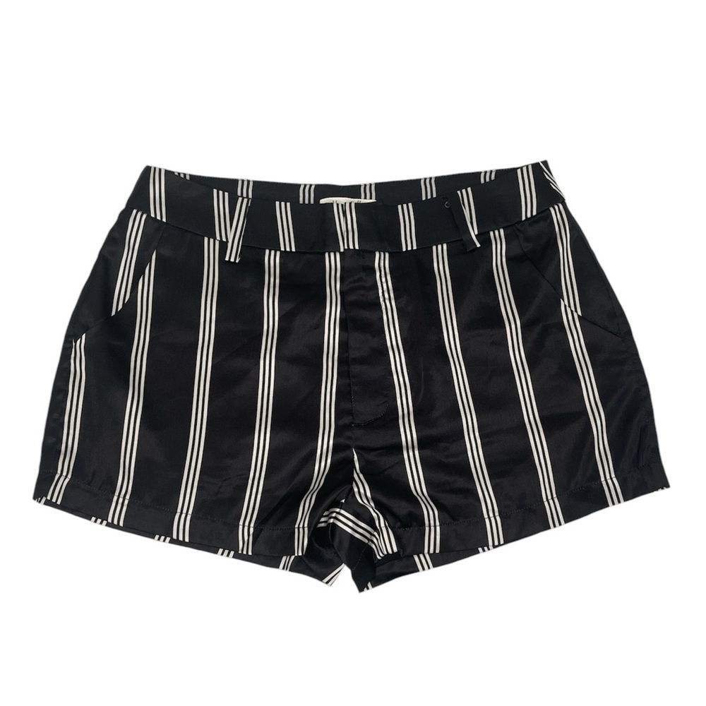 Honey Belle Black and White Striped Women’s Shorts SMALL NWT